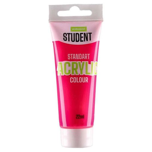 Picture of STUDENT ACRYLIC PAINT 22ML NEON RED